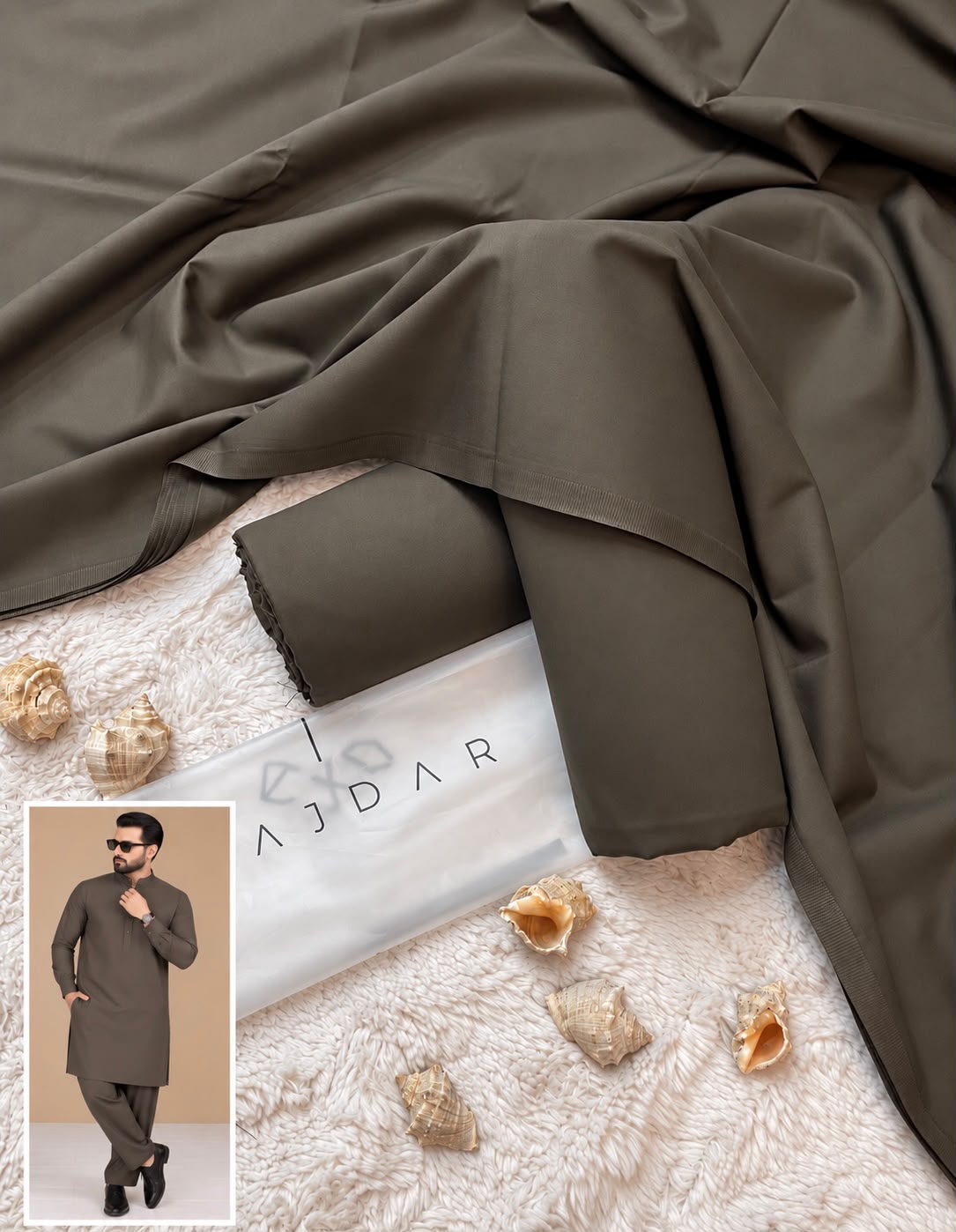 Tajdar Gents Premium Wash N Wear Winter Collection 2026-27