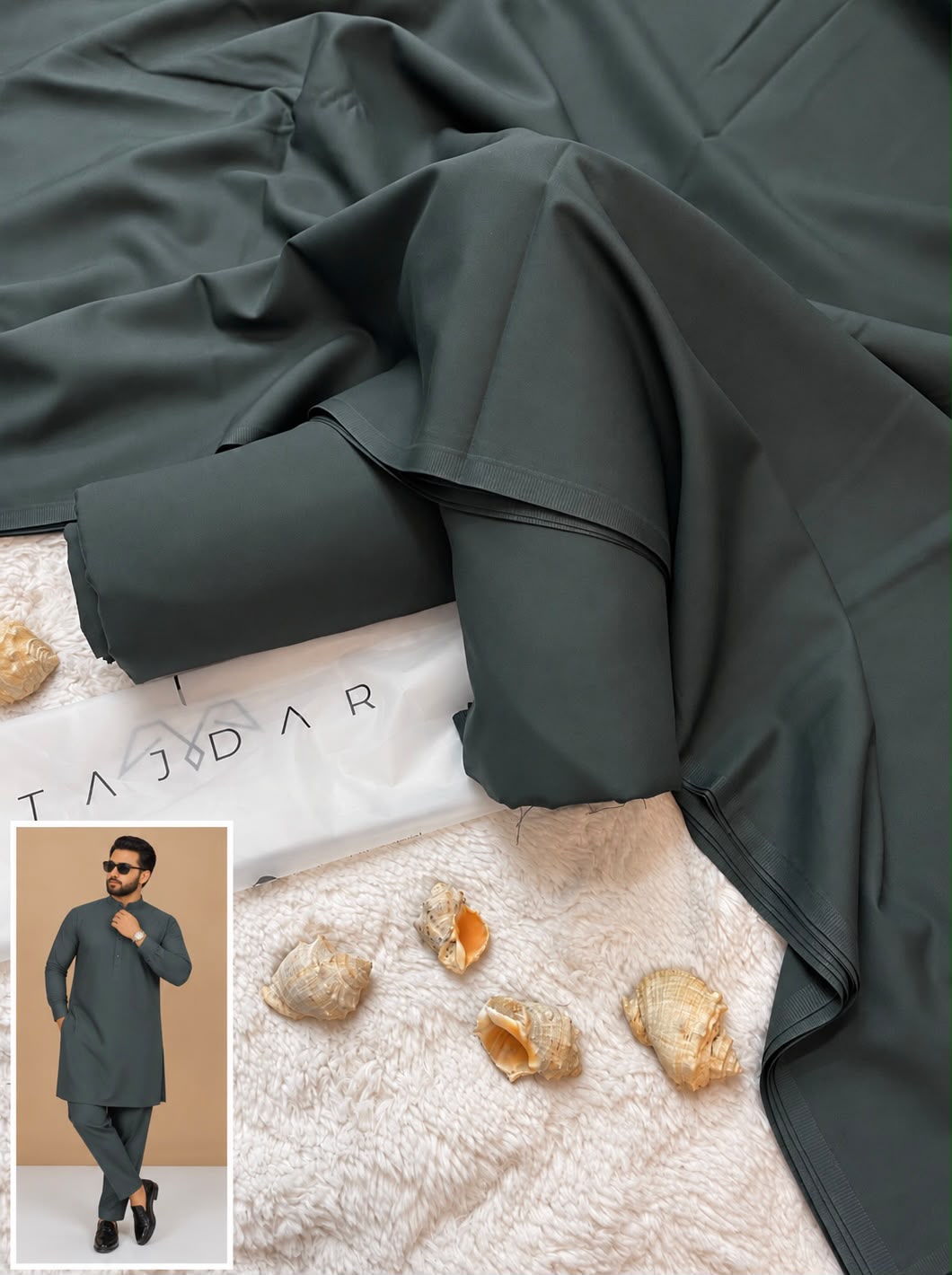 Tajdar Gents Premium Wash N Wear Winter Collection 2026-27