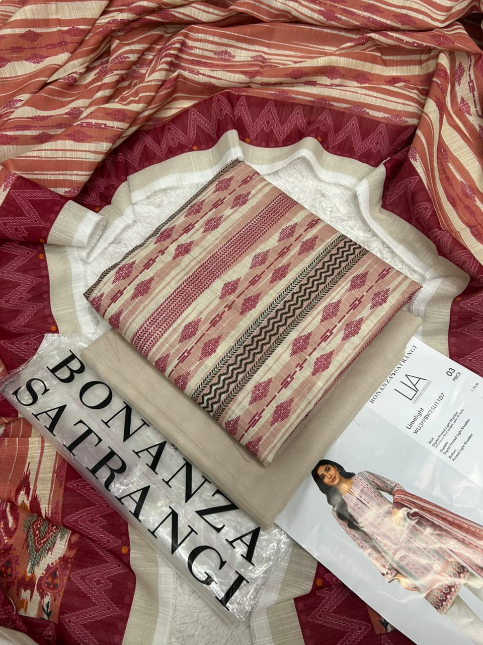 Bonanza Satrangi Printed Khaddar 3PC Winter Collection 2026-27