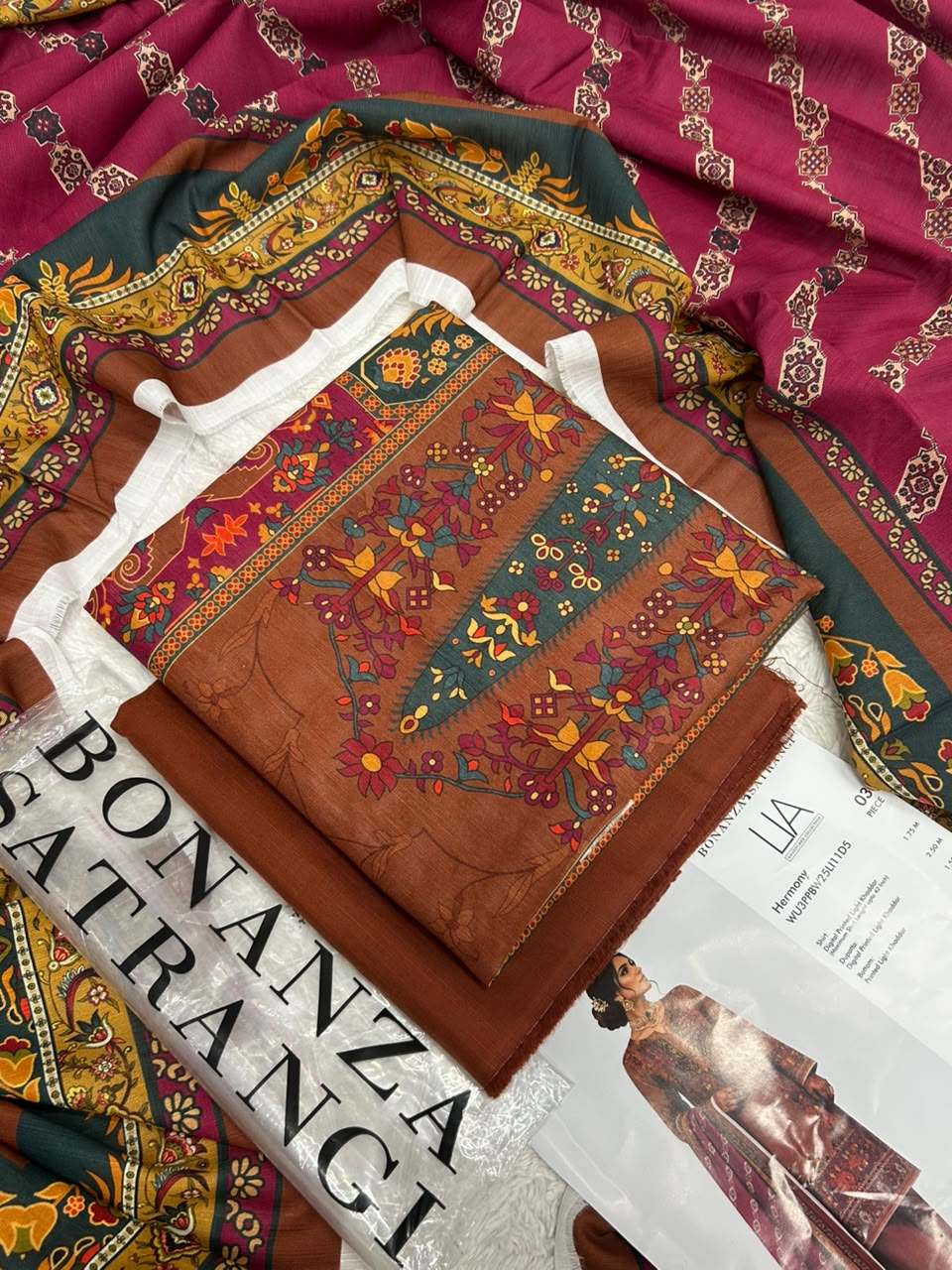 Bonanza Satrangi Printed Khaddar 3PC Winter Collection 2026-27