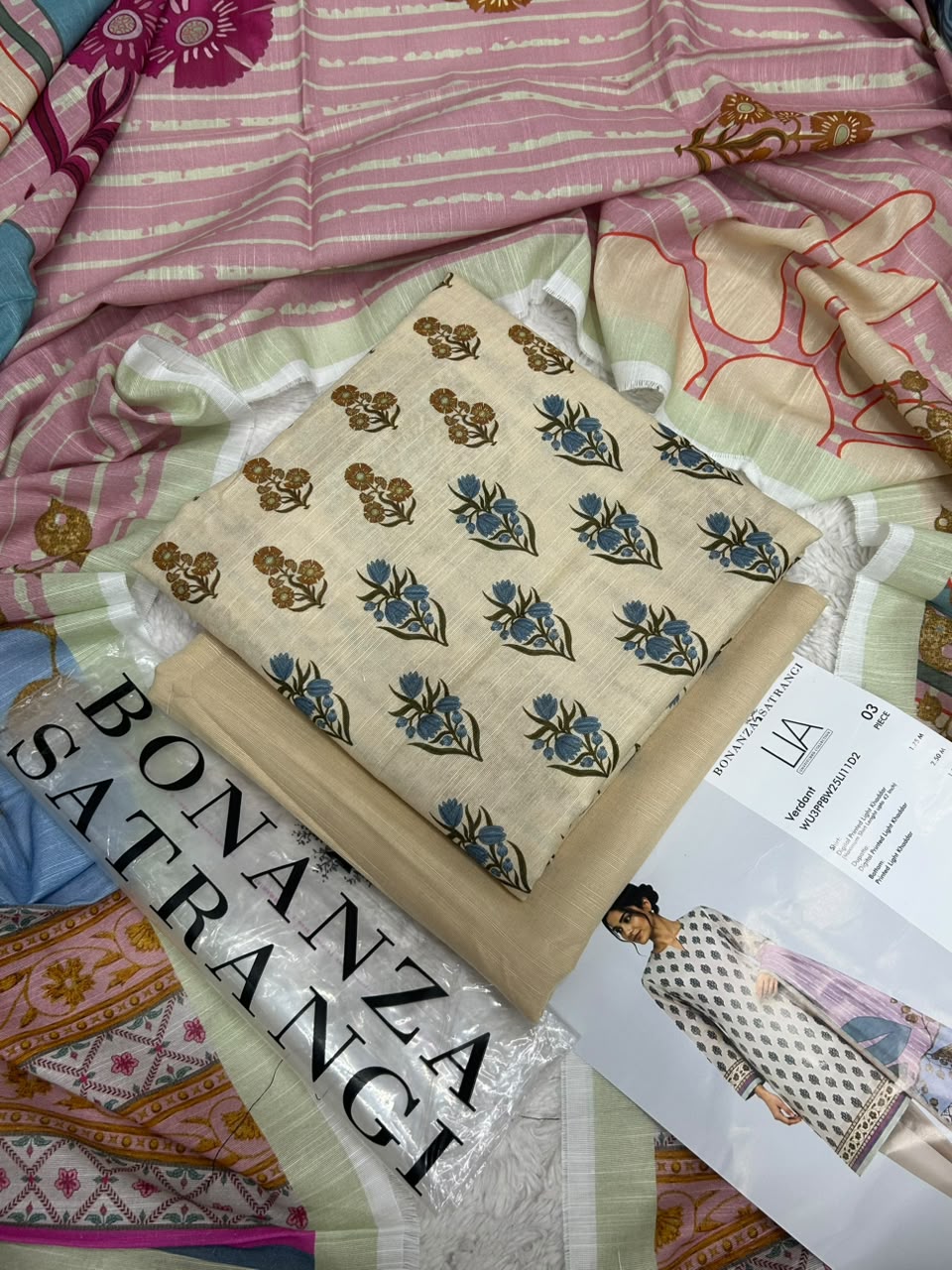 Bonanza Satrangi Printed Khaddar 3PC Winter Collection 2026-27