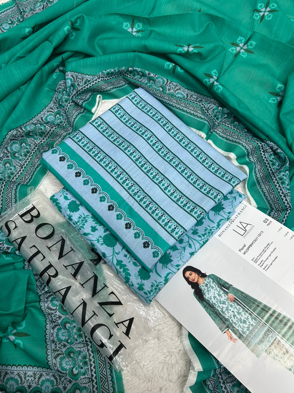 Bonanza Satrangi Printed Khaddar 3PC Winter Collection 2026-27