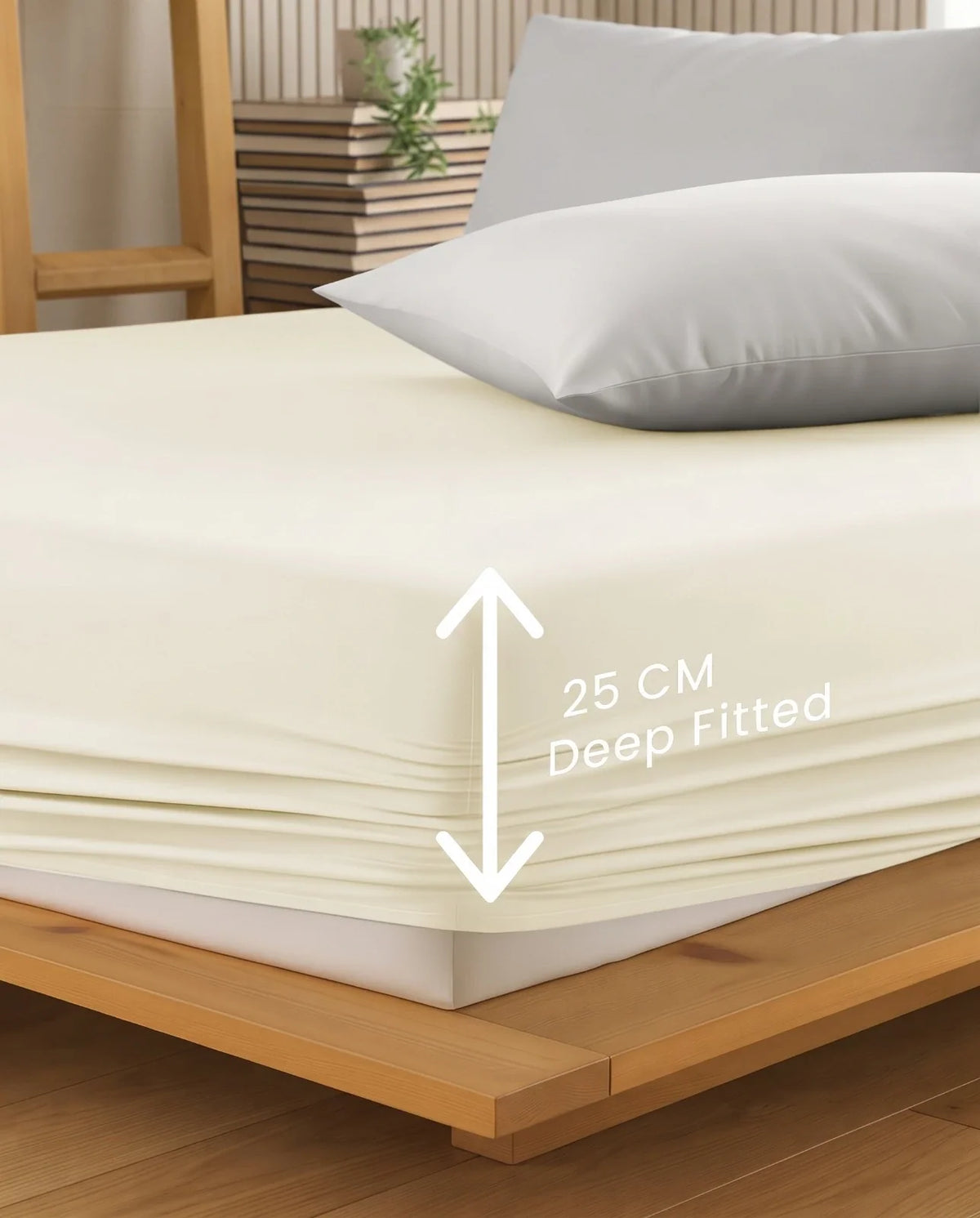 Premium Fitted Sheet With Pillows