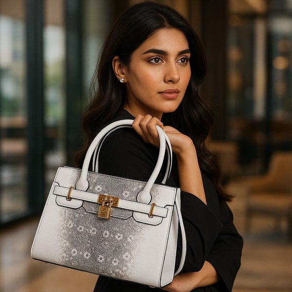 Monarch Handbag White
