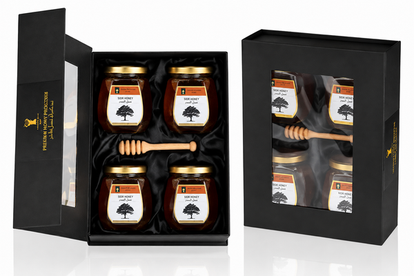 Sidr Honey Gift Set: 4 Jars of 250g each