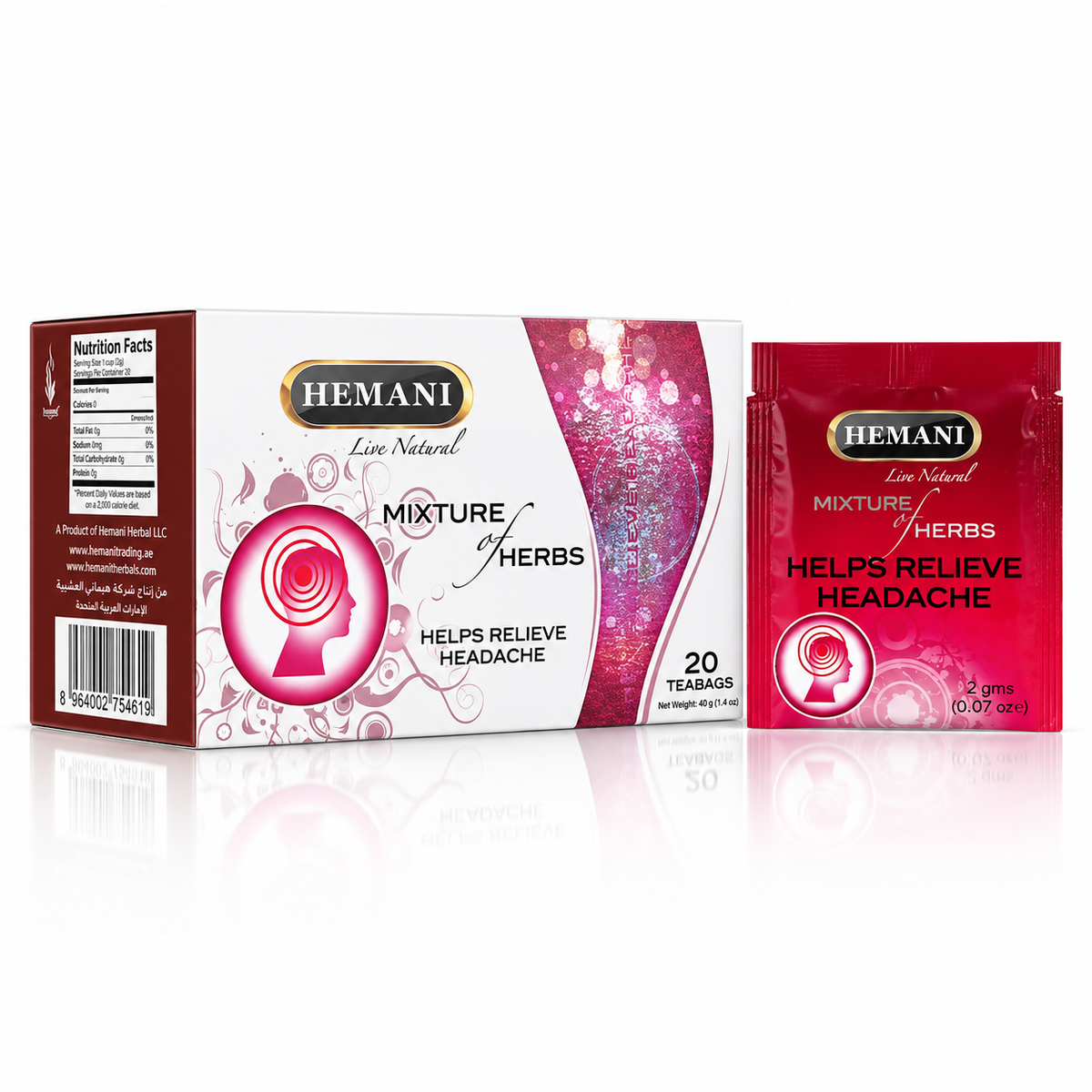 Hemani Relieve Headache Tea 40Gm