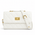 Elegant Quilted HAR-4 for Women HandBag white