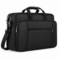 Taygeer Laptop Briefcase 15.6–17.3" Expandable Business Bag – Black