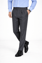 Grey Gurkha Pant - Regular FitPantGarderobe Clothing