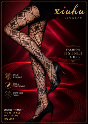 floral fishnet tights
