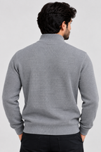 Eternity Men Premium Quarter Zipper Grey