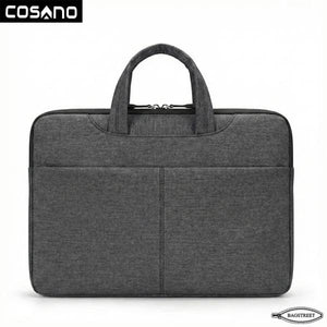 COSANO 15.6" Laptop Sleeve Bag | Neoprene Protective Case for MacBook, Dell, HP & Surface | Dark Gre