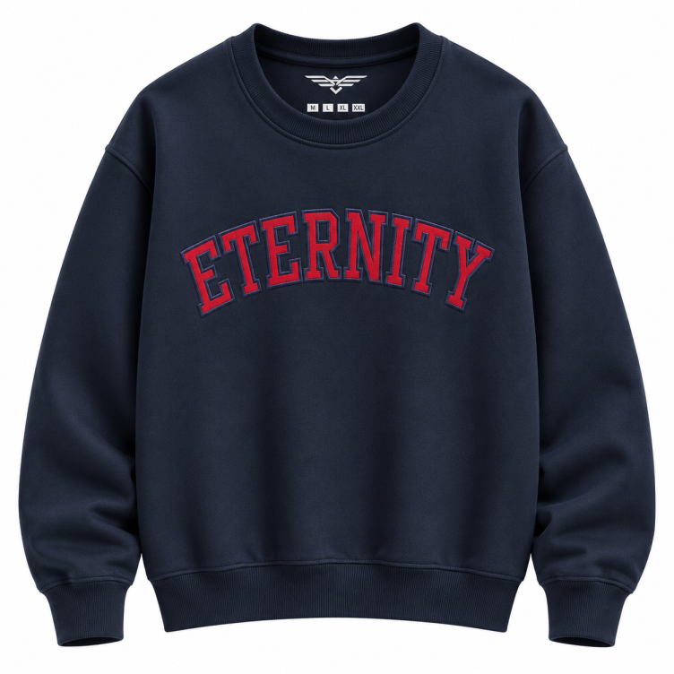 Eternity Men Premium Fleece Sweatshirt (Navy)
