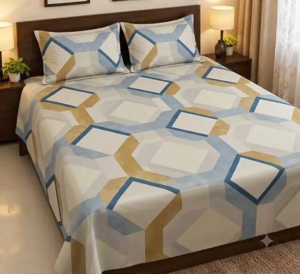 Diamond Crystal Bedsheet Set – Premium Luxury Bed Sheets - King