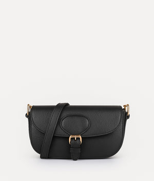 Black East-West Shoulder Bag