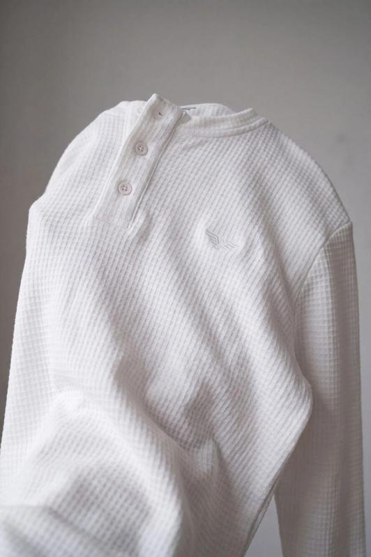 Eternity Men's Premium Henley Shirt White