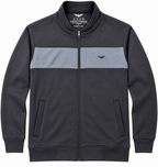 Eternity Men Premium Chest Panel Zipper Black & Charcoal