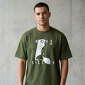Men’s Oversized T-Shirt Green | Premium Cotton Relaxed Fit