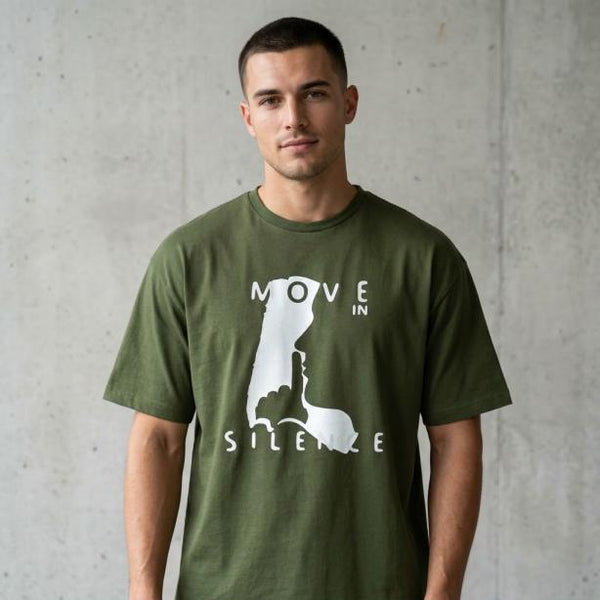 Men’s Oversized T-Shirt Green | Premium Cotton Relaxed Fit
