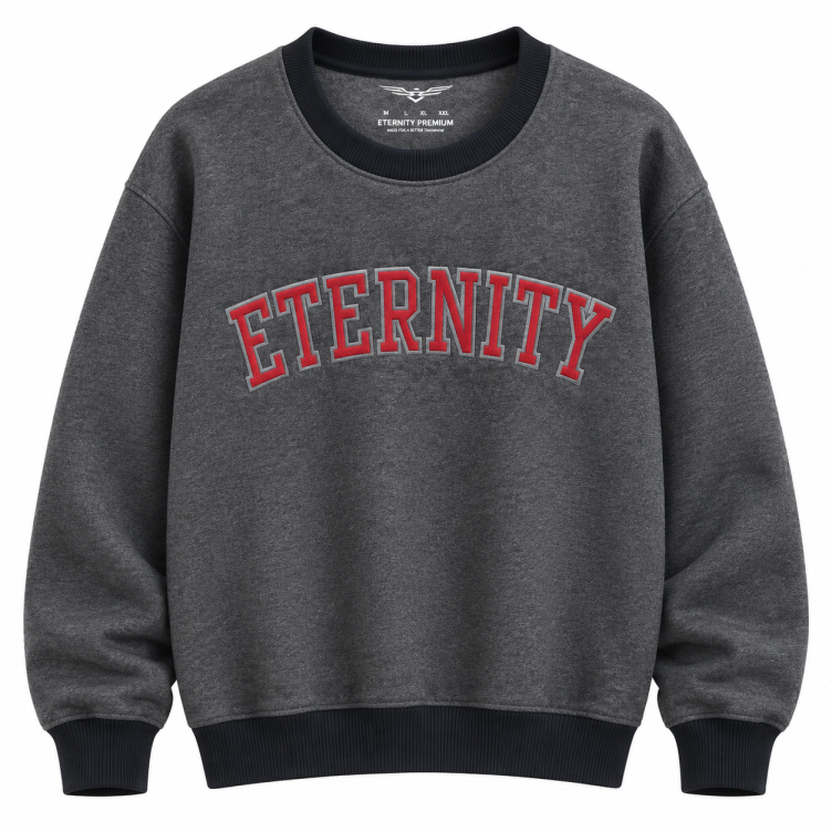 Eternity Men Premium Fleece Sweatshirt (Charcoal)