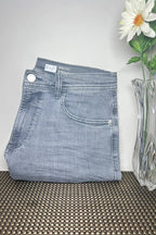 Straight Fit Comfort Stretch Jeans – Gray