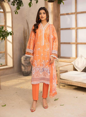 AMAL Embroidered Lawn 01 - 5732 / STAR DUST