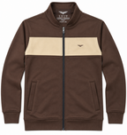Eternity Men Premium Chest Panel Zipper Brown & Beige
