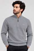 Eternity Men Premium Quarter Zipper Grey