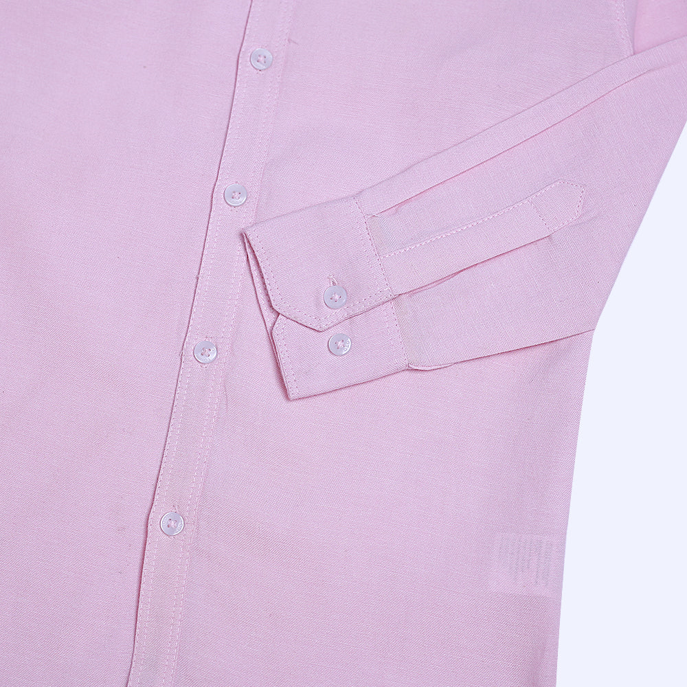 Baby Pink Cotton Shirt