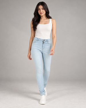 Light Blue Skinny Jeans - FR 21