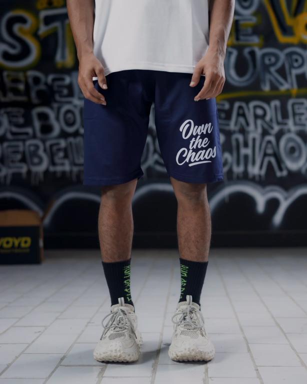 NAVY BLUE BASKETBALL SHORTS