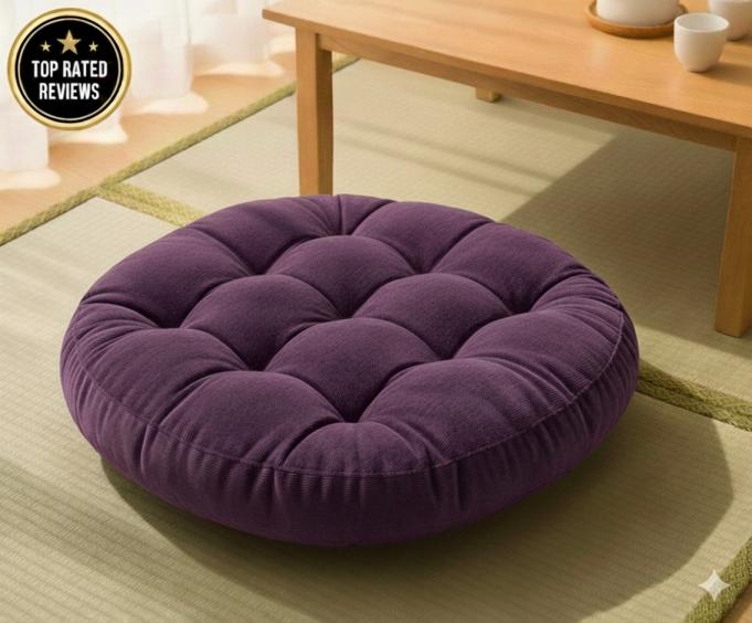 Round Shape Floor Cushion Cotton
