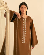 Cappuccino Embroidered 2Pc