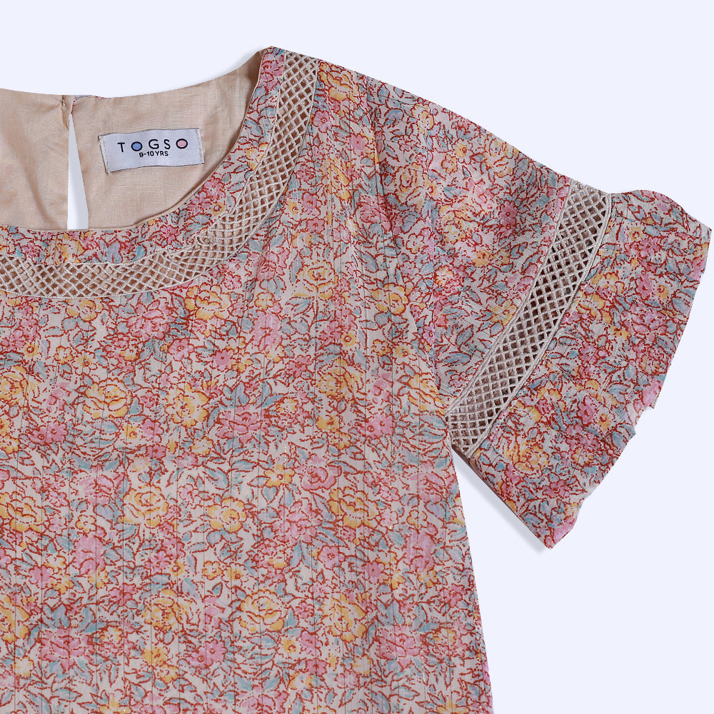Floral Shafoon Top
