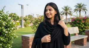 Black Premium Georgette Stoler