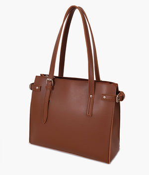 Brown Satchel Tote Bag