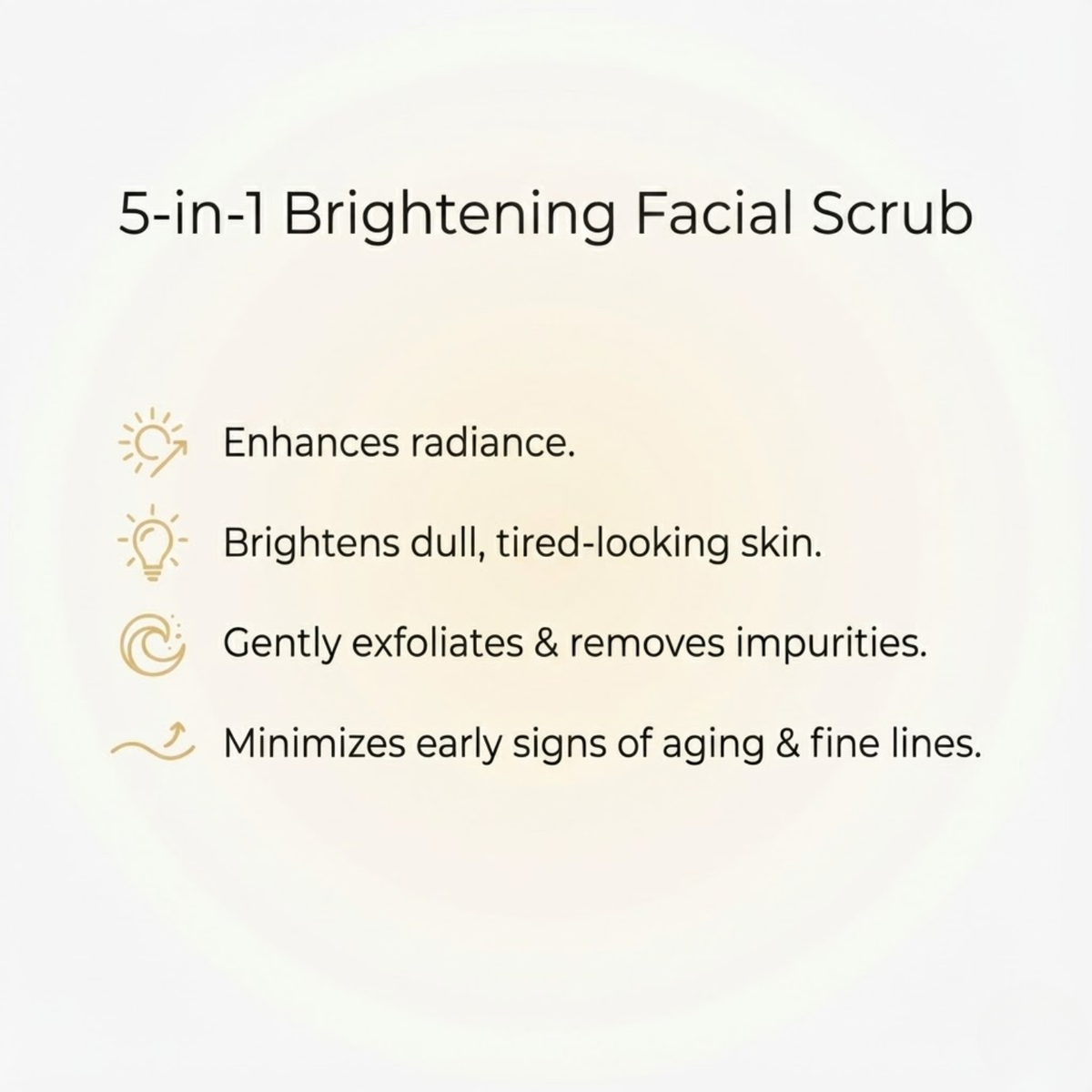 Brightening Facial Scrub 5in1