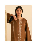 Cappuccino Embroidered 2Pc