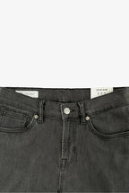 Classic Solid Slim Denim – Gray
