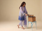 PC - 073 Luxury Printed Doria Lawn with Embroidery