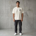 Men’s Oversized T-Shirt Offwhite | Premium Cotton Relaxed Fit