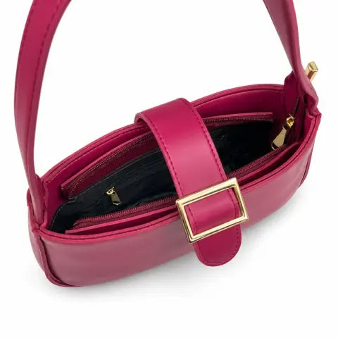 Mira Minimalist Bag Maroon