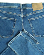 Tapered Comfort Stretch Jeans – Blue