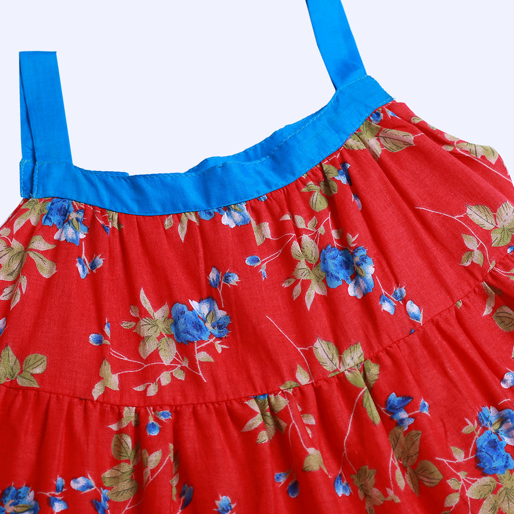 Red Floral Dress