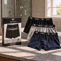 Wearist Premium Cotton Lycra Boxer Briefs Pack of 3