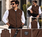 Eternity Men Premium Sleeveless Brown Bomber