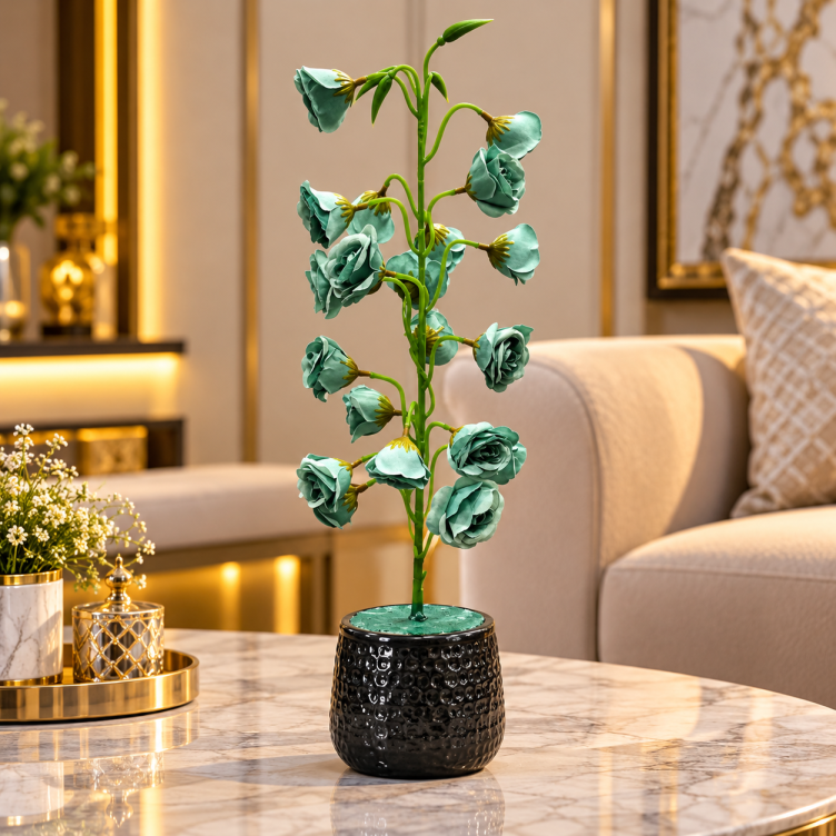 Artificial Flower Plant with Decorative Pot CH 00236
