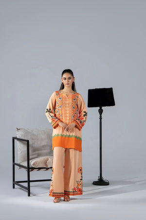 Sunset Palm Silky Co-Ord