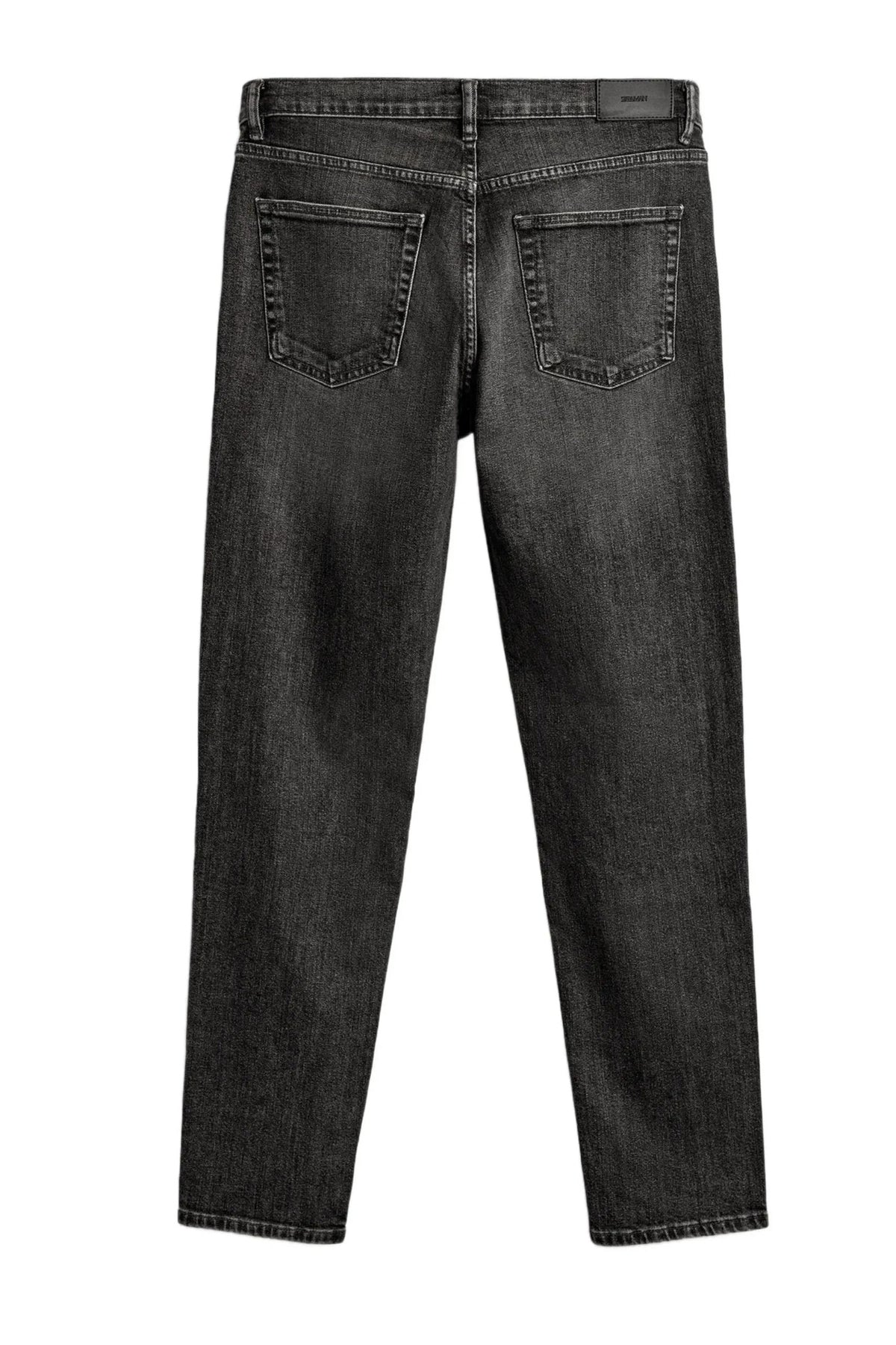 Classic Solid Slim Denim – Gray