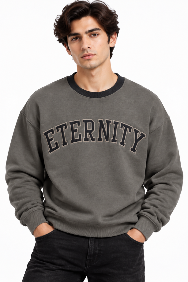 Eternity Men Premium Fleece Sweatshirt (Olive)